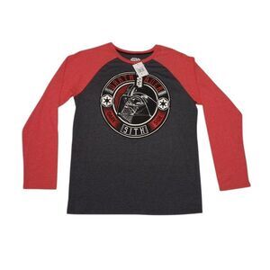 Star Wars Men's Large Shirt NEW WITH TAGS Darth Vader Sith Side Long Sleeve